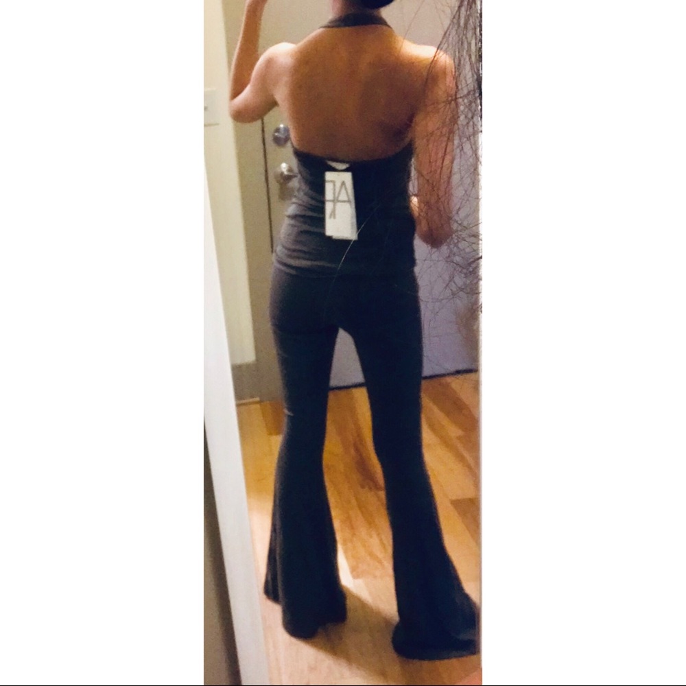 Brand New Abi Ferrin Brown Romy Jumpsuit - Picture 4 of 7